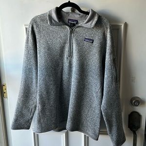 Patagonia Better Sweater gray quarter zip